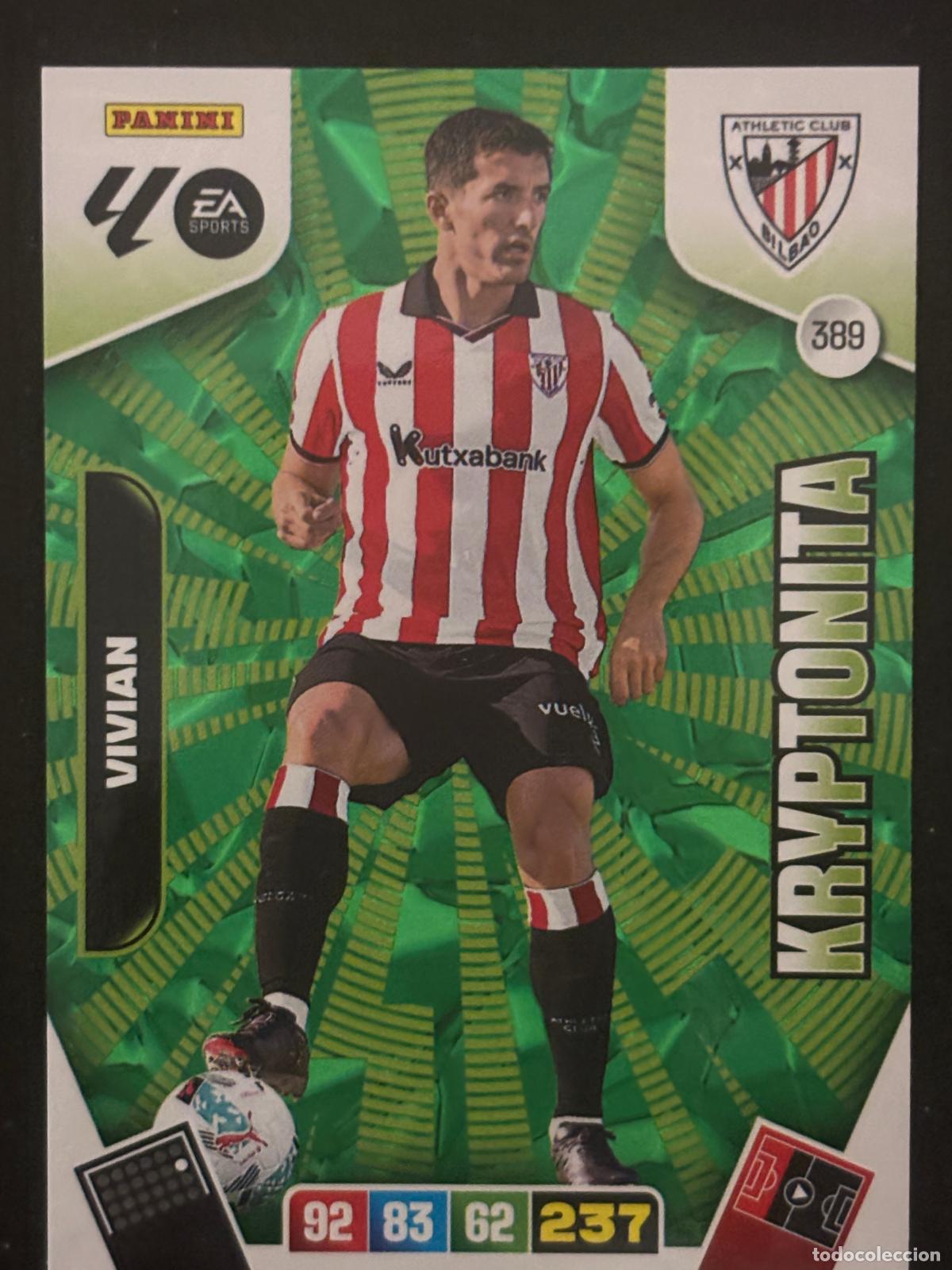 Figurine di Calcio: 389 VIVIAN AT BILBAO KRYPTONITA ADRENALYN XL LALIGA EA SPORTS 25-26 2025-2026 PANINI