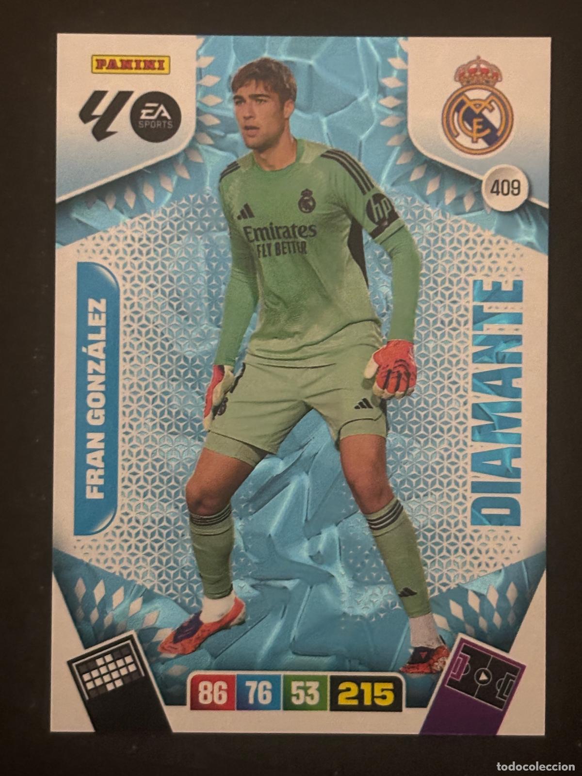 Figurine di Calcio: 409 FRAN GONZ&Aacute;LEZ DIAMANTES ADRENALYN XL LALIGA EA SPORTS 25-26 2025-2026 PANINI