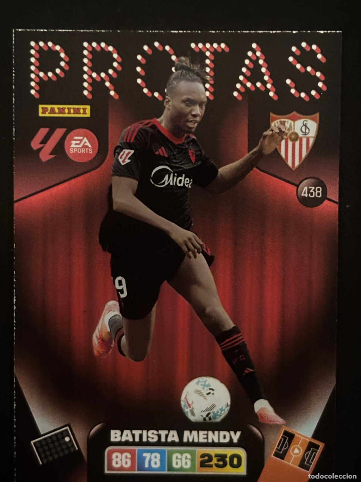 Figurine di Calcio: 438 BATISTA MENDY SEVILLA PROTAS ADRENALYN XL LALIGA EA SPORTS 25-26 2025-2026 PANINI