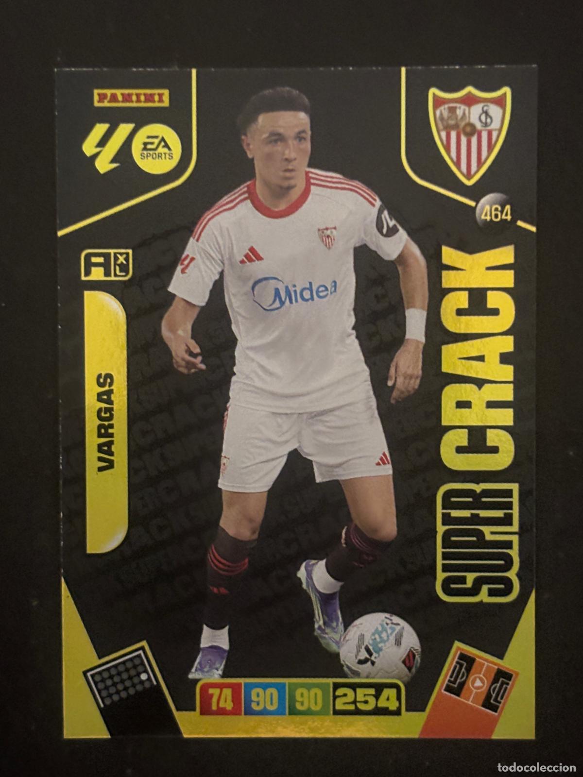 Cromos de f&uacute;tbol: 464 VARGAS SEVILLA SUPER CRACK ADRENALYN XL LALIGA EA SPORTS 25-26 2025-2026 PANINI