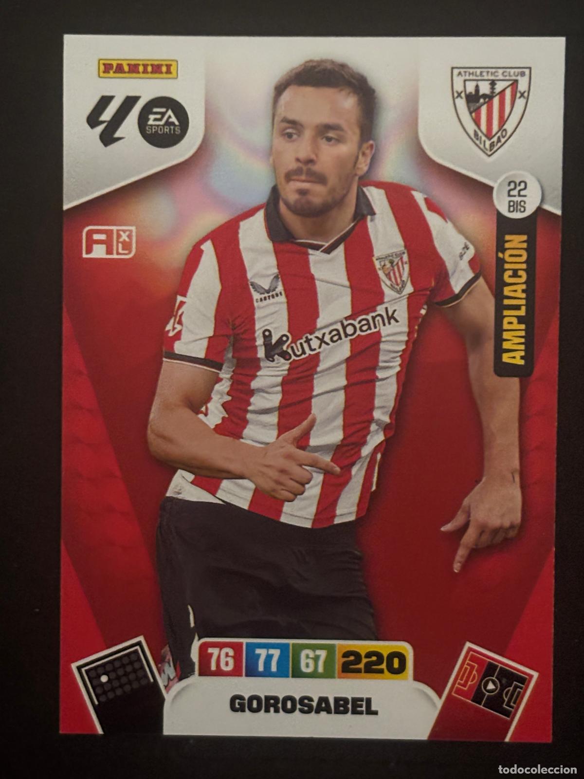 Cromos de f&uacute;tbol: 22BIS GOROSABEL AT BILBAO ADRENALYN PLUS 2&ordf; EDICI&Oacute;N ADRENALYN XL LALIGA 25-26 2025-2026