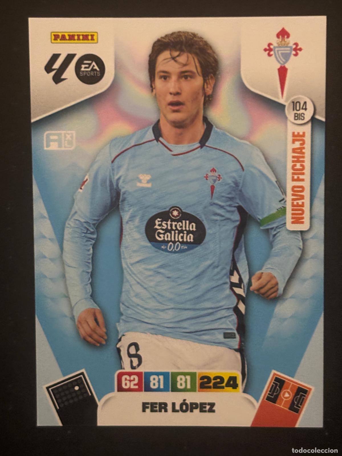 Cromos de f&uacute;tbol: 104BIS FER L&Oacute;PEZ CELTA ADRENALYN PLUS 2&ordf; EDICI&Oacute;N ADRENALYN XL LALIGA 25-26 2025-2026