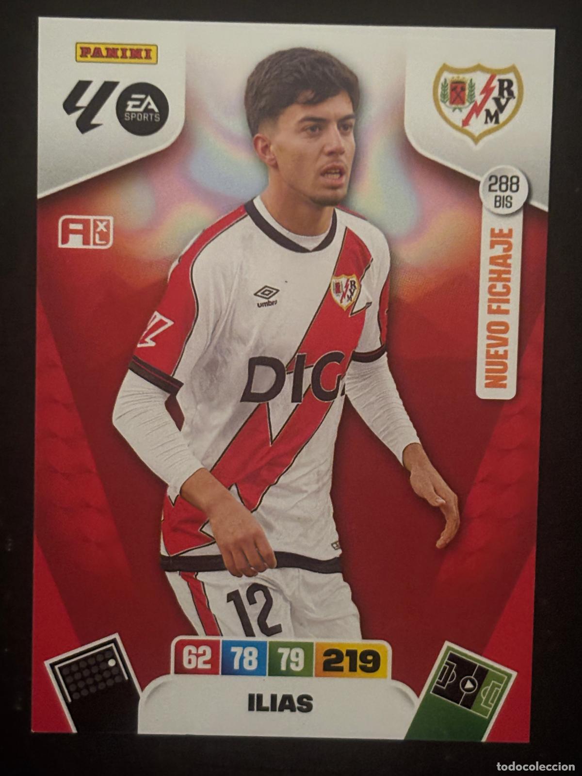 Cartes &agrave; collectionner de Football: 288BIS ILIAS RAYO ADRENALYN PLUS 2&ordf; EDICI&Oacute;N ADRENALYN XL LALIGA EA SPORTS 25-26 2025-2026