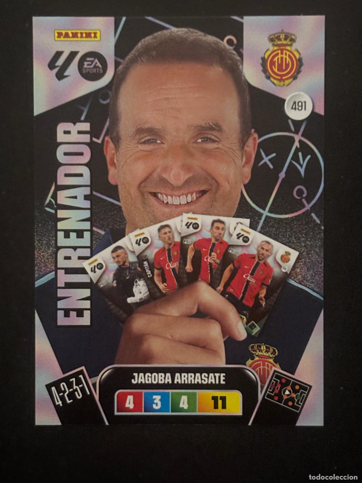 Cartes &agrave; collectionner de Football: 491 JAGOBA ARRASATE MALLORCA ENTRENADOR PLUS 2&ordf; EDICI&Oacute;N ADRENALYN XL LALIGA 25-26