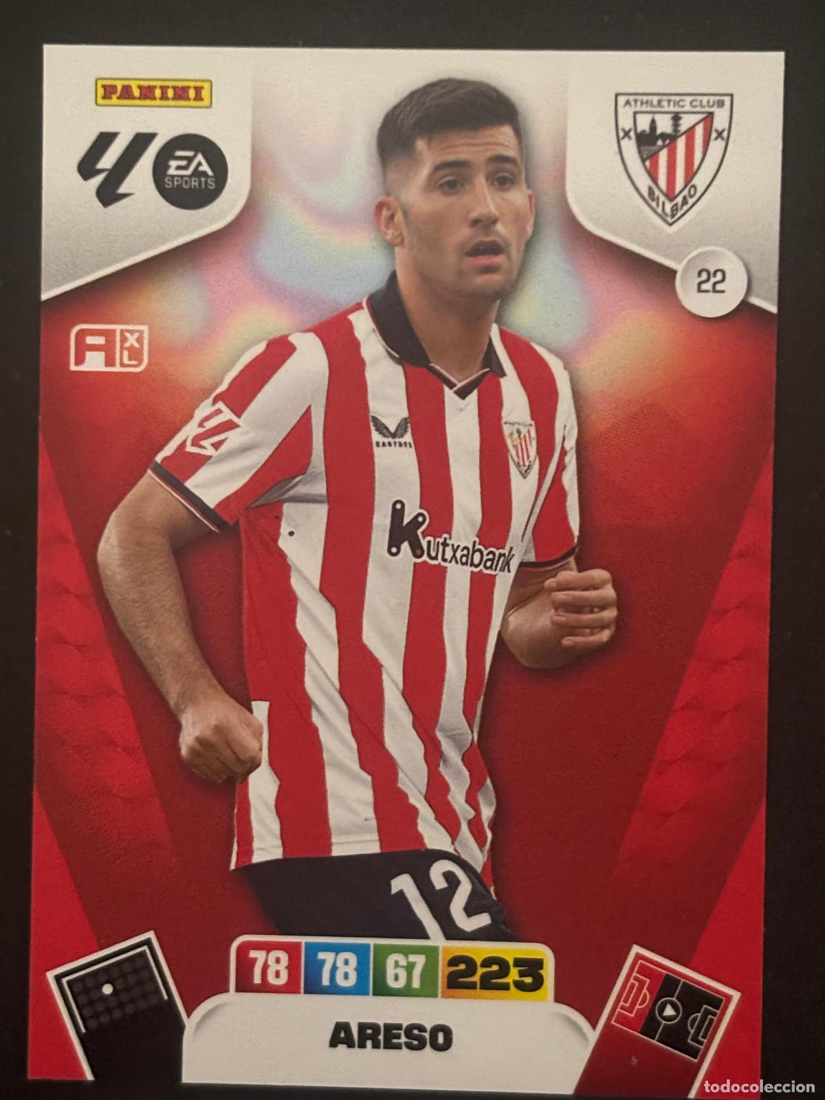 Cromos de f&uacute;tbol: 22 ARESO AT BILBAO ADRENALYN XL LALIGA EA SPORTS 25-26 2025-2026 PANINI