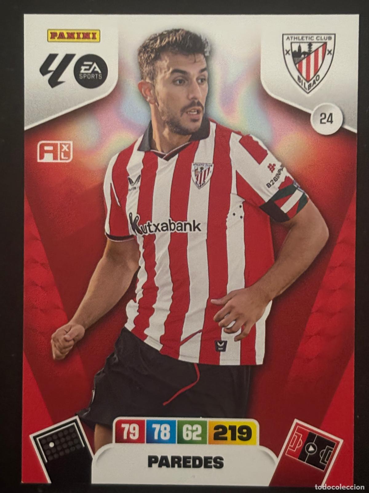 Cromos de f&uacute;tbol: 24 PAREDES AT BILBAO ADRENALYN XL LALIGA EA SPORTS 25-26 2025-2026 PANINI