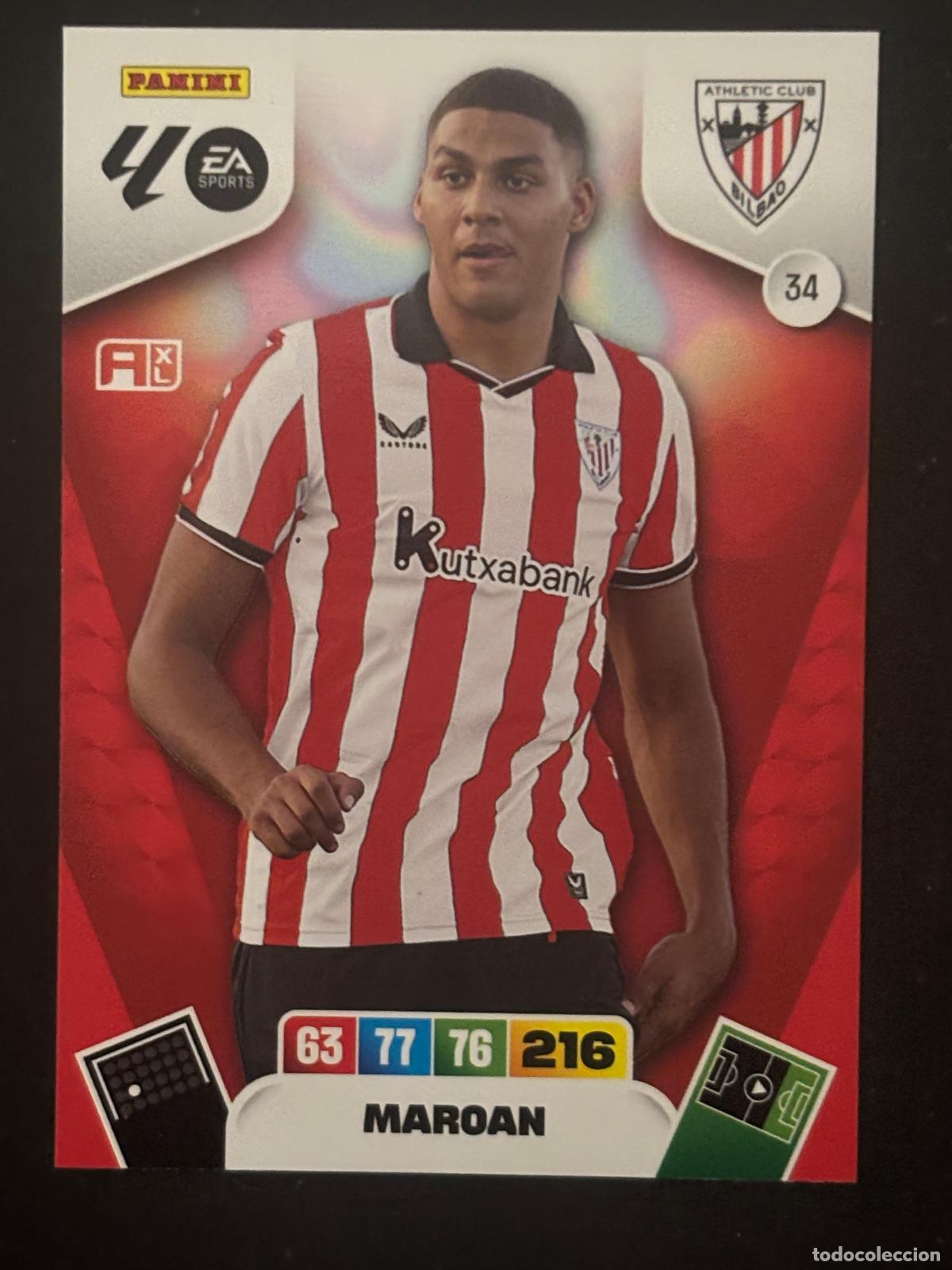 Football Stickers: 34 MAROAN AT BILBAO ADRENALYN XL LALIGA EA SPORTS 25-26 2025-2026 PANINI