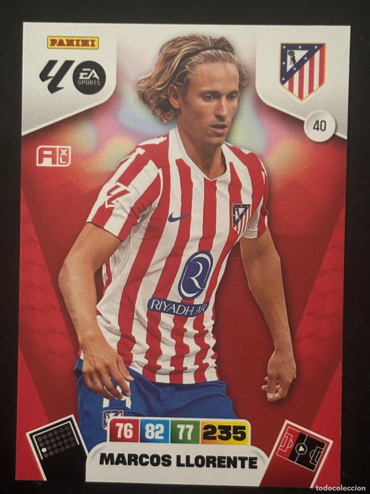 Football Stickers: 40 MARCOS LLORENTE AT MADRID ADRENALYN XL LALIGA EA SPORTS 25-26 2025-2026 PANINI