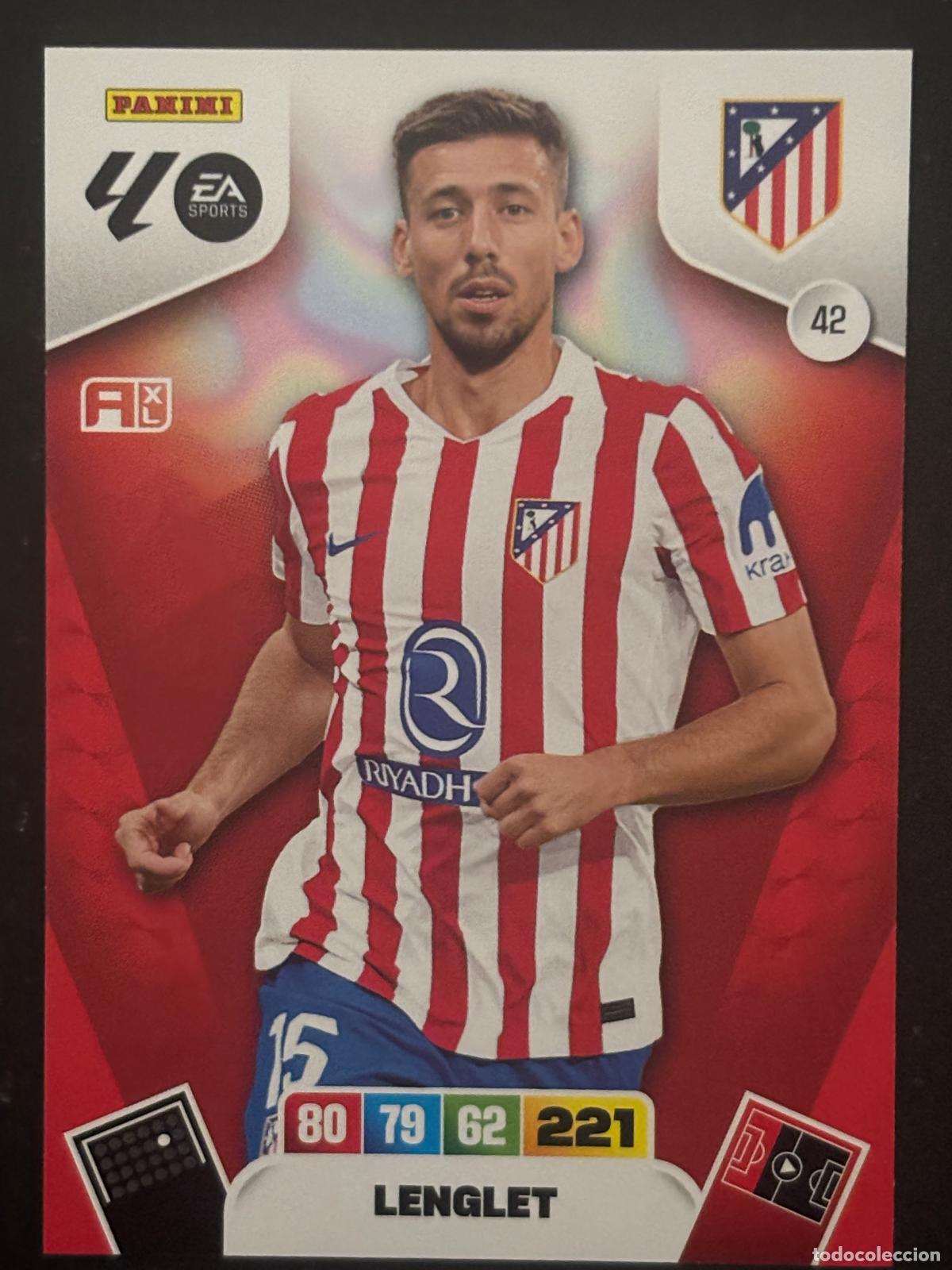 Football Stickers: 42 LENGLET AT MADRID ADRENALYN XL LALIGA EA SPORTS 25-26 2025-2026 PANINI