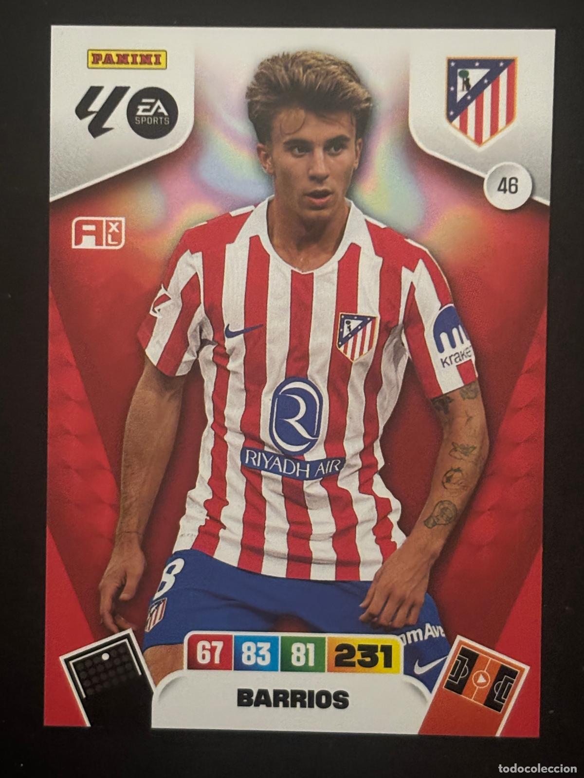 Football Stickers: 46 BARRIOS AT MADRID ADRENALYN XL LALIGA EA SPORTS 25-26 2025-2026 PANINI