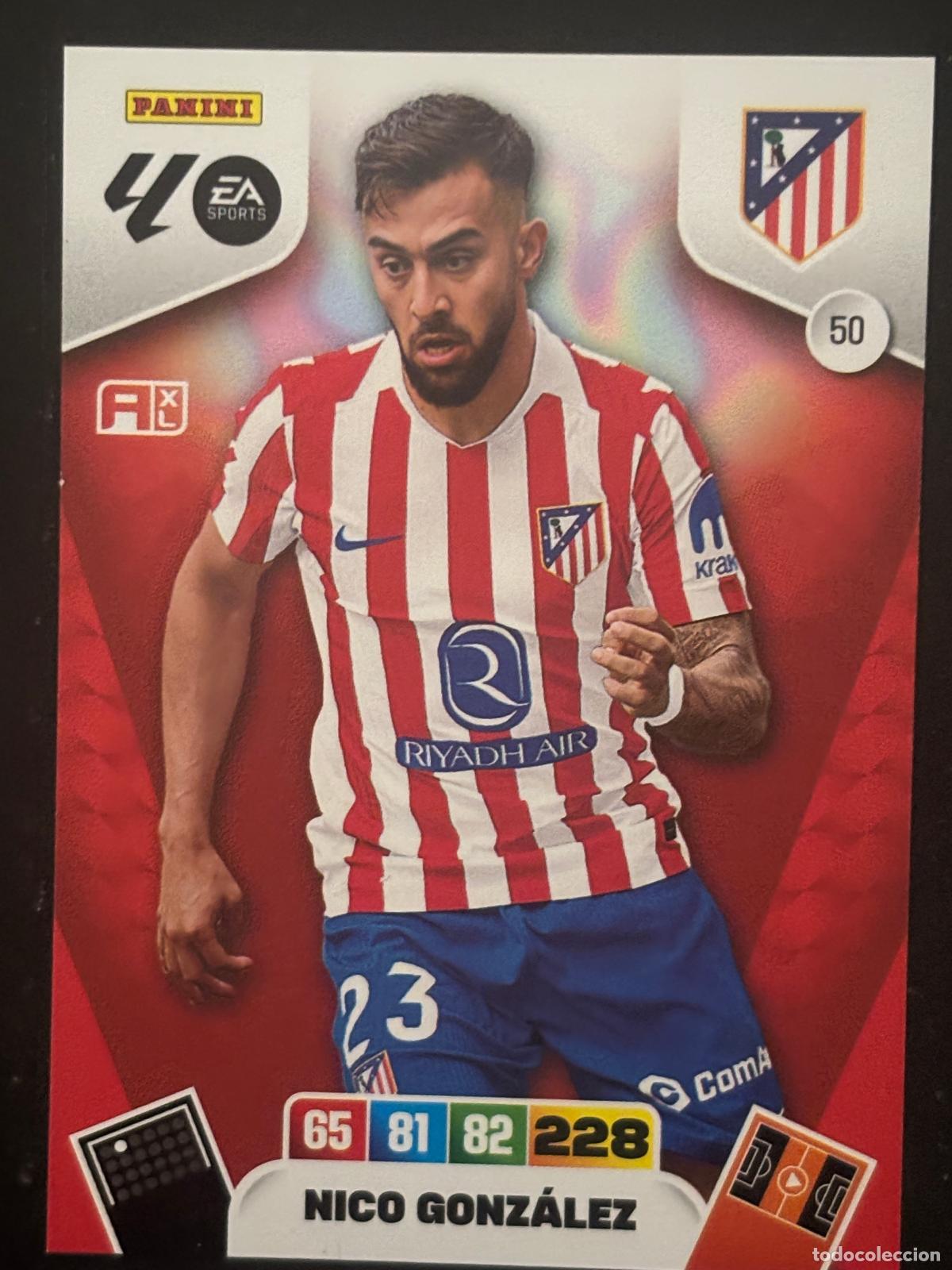 Football Stickers: 50 NICO GONZ&Aacute;LEZ AT MADRID ADRENALYN XL LALIGA EA SPORTS 25-26 2025-2026 PANINI