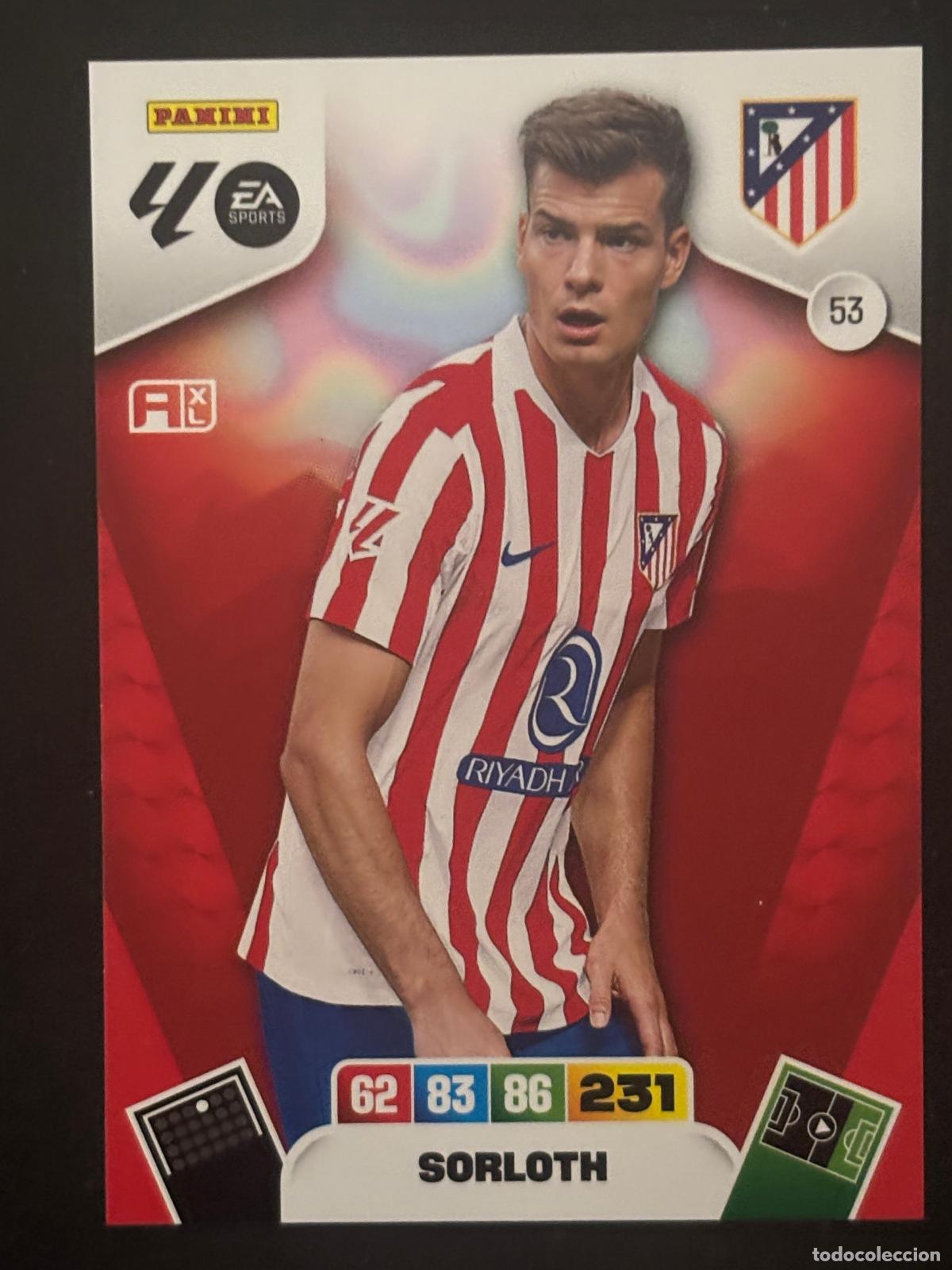 Figurine di Calcio: 53 S&Oslash;RLOTH AT MADRID ADRENALYN XL LALIGA EA SPORTS 25-26 2025-2026 PANINI