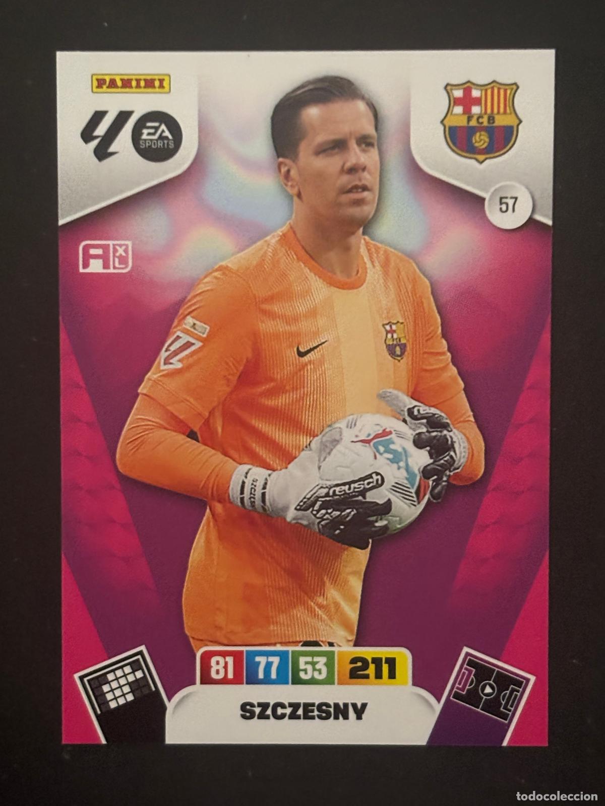 Figurine di Calcio: 57 SZCZESNY BARCELONA ADRENALYN XL LALIGA EA SPORTS 25-26 2025-2026 PANINI