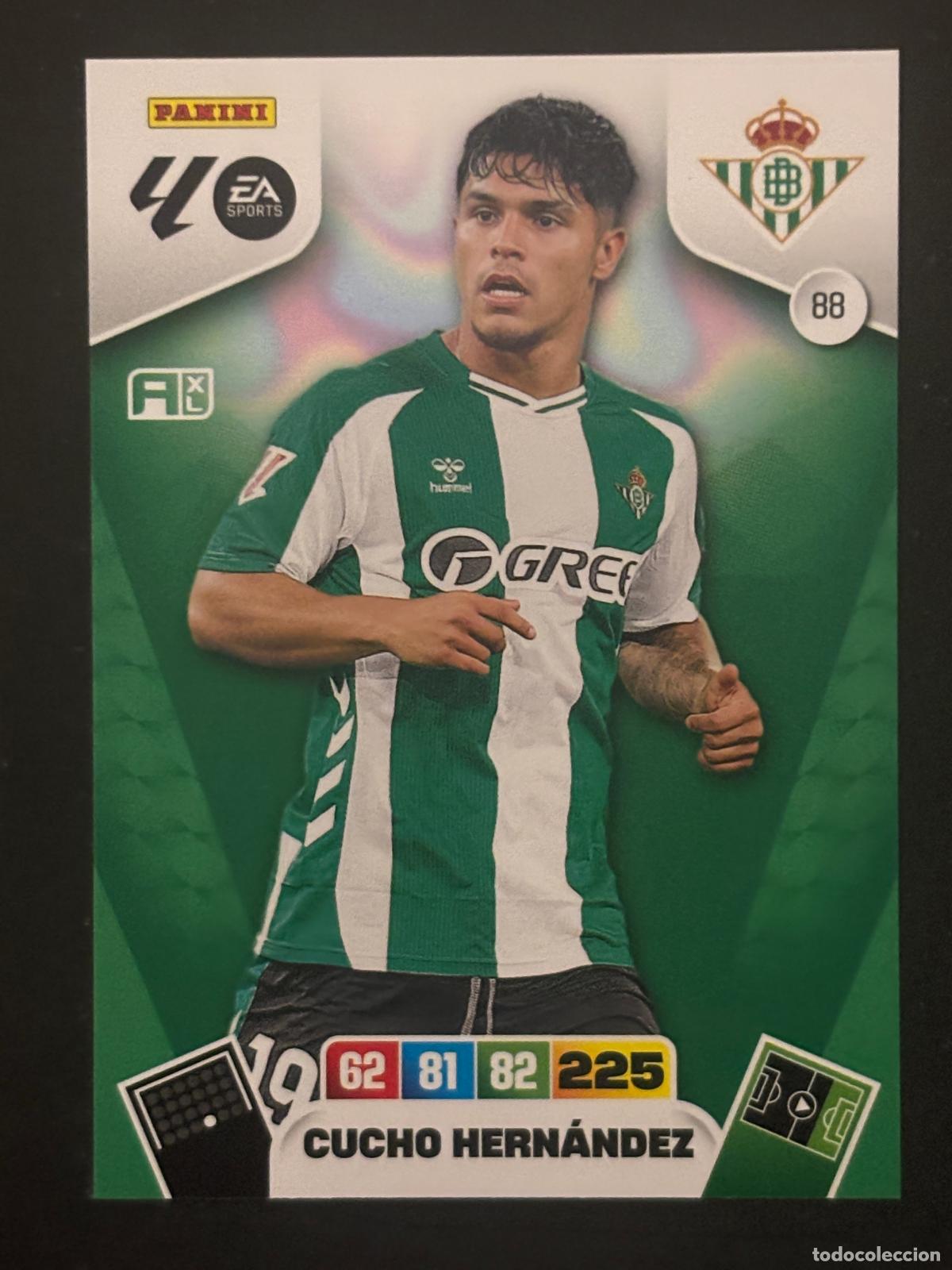 Figurine di Calcio: 88 CUCHO HERN&Aacute;NDEZ BETIS ADRENALYN XL LALIGA EA SPORTS 25-26 2025-2026 PANINI