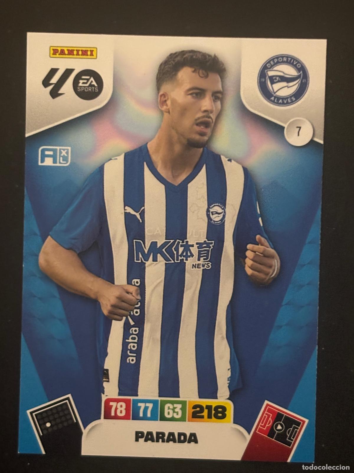 Figurine di Calcio: 7 PARADA ALAVES ADRENALYN XL LALIGA EA SPORTS 25-26 2025-2026 PANINI
