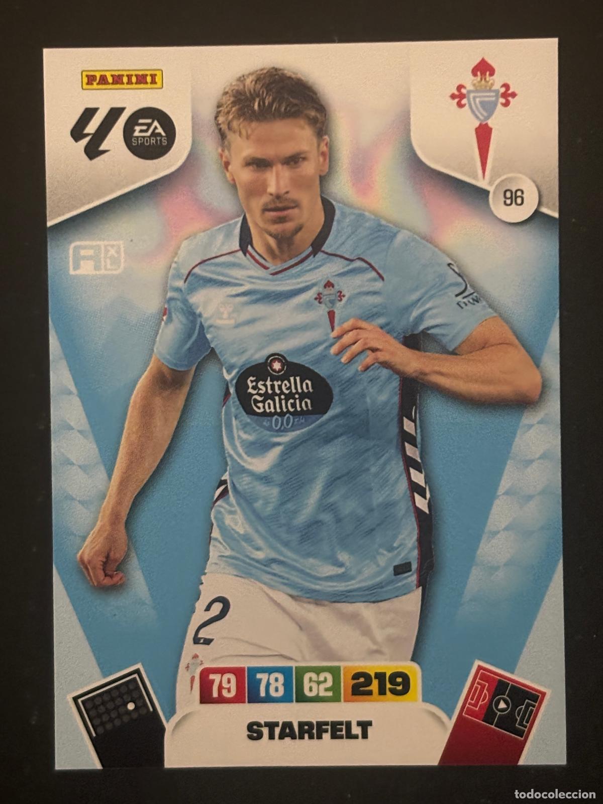Figurine di Calcio: 96 STARFELT CELTA ADRENALYN XL LALIGA EA SPORTS 25-26 2025-2026 PANINI