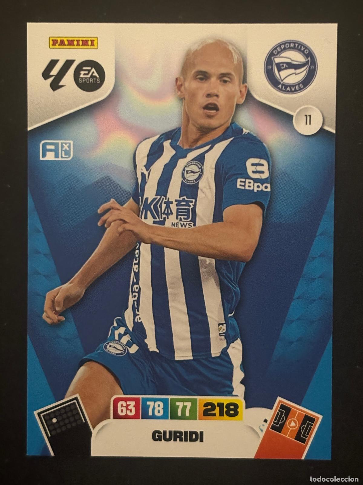 Figurine di Calcio: 11 GURIDI ALAVES ADRENALYN XL LALIGA EA SPORTS 25-26 2025-2026 PANINI