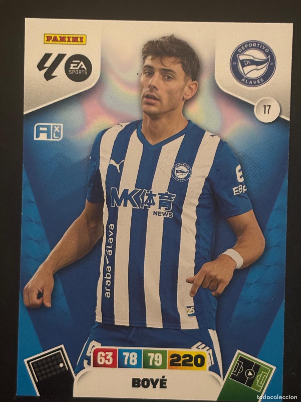 Figurine di Calcio: 17 BOY&Eacute; ALAVES ADRENALYN XL LALIGA EA SPORTS 25-26 2025-2026 PANINI