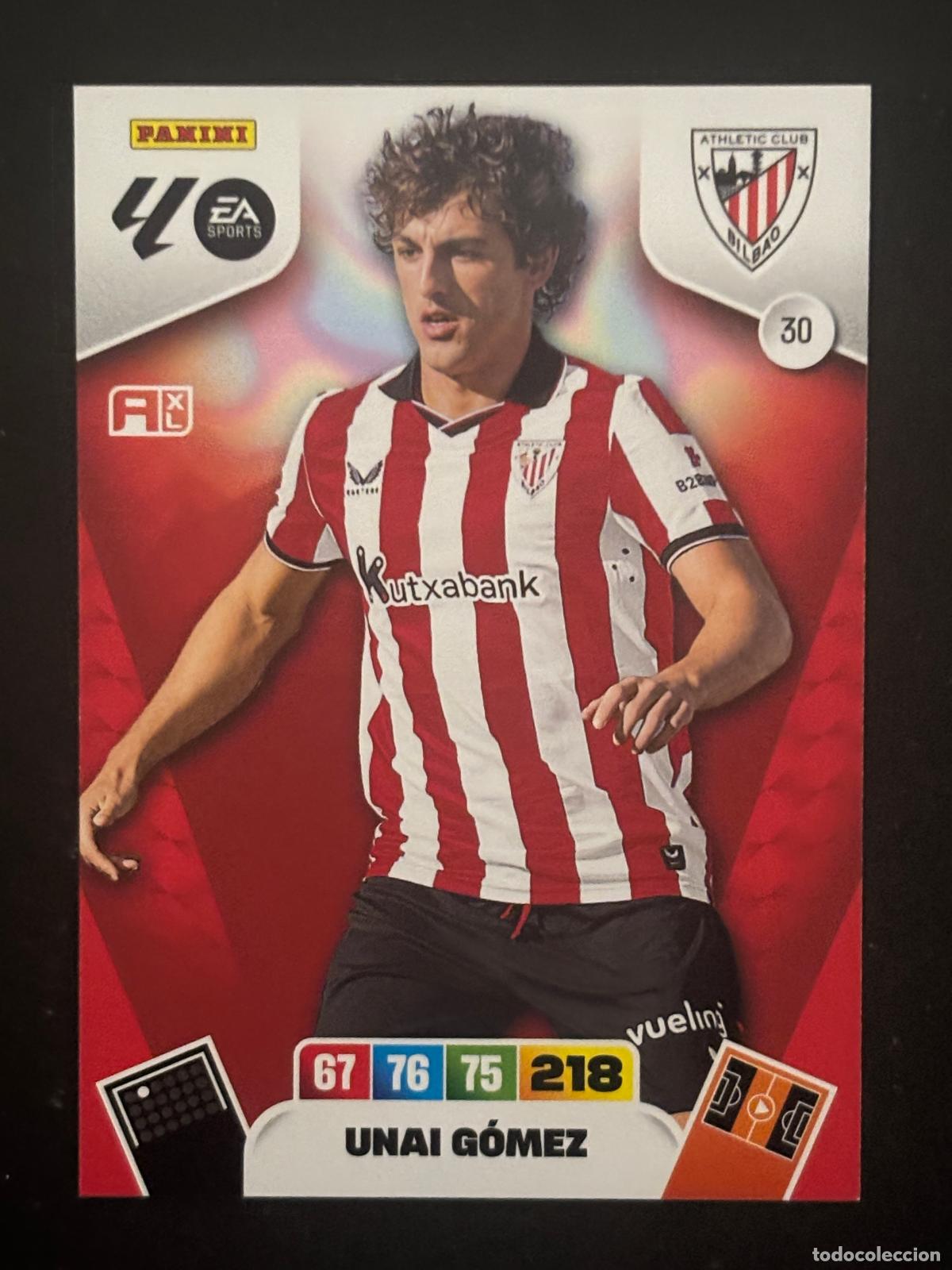Figurine di Calcio: 30 UNAI G&Oacute;MEZ AT BILBAO ADRENALYN XL LALIGA EA SPORTS 25-26 2025-2026 PANINI
