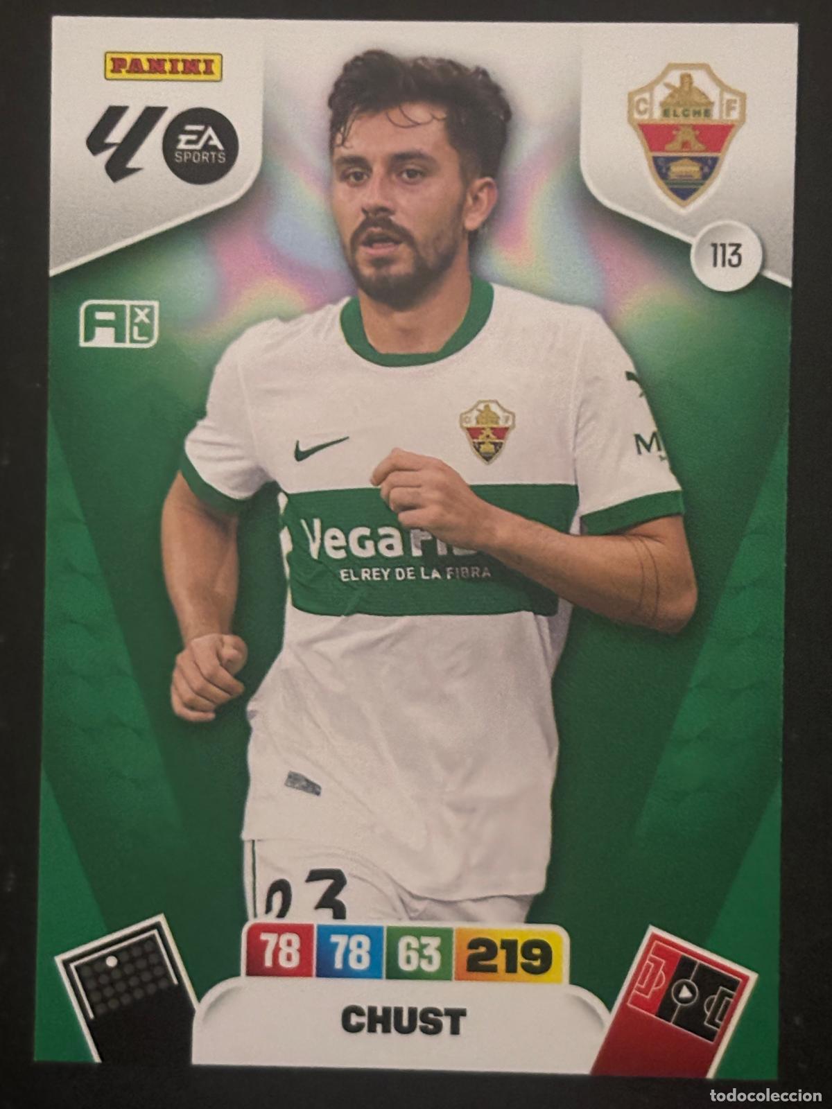 Figurine di Calcio: 113 CHUST ELCHE ADRENALYN XL LALIGA EA SPORTS 25-26 2025-2026 PANINI