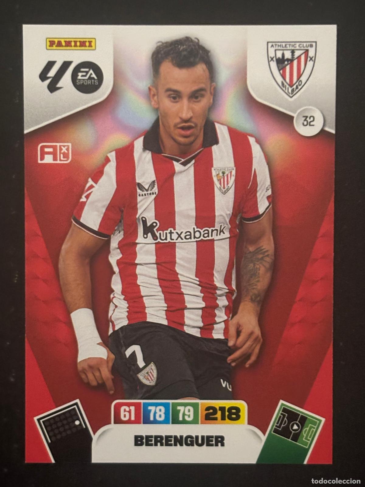 Figurine di Calcio: 32 BERENGUER AT BILBAO ADRENALYN XL LALIGA EA SPORTS 25-26 2025-2026 PANINI