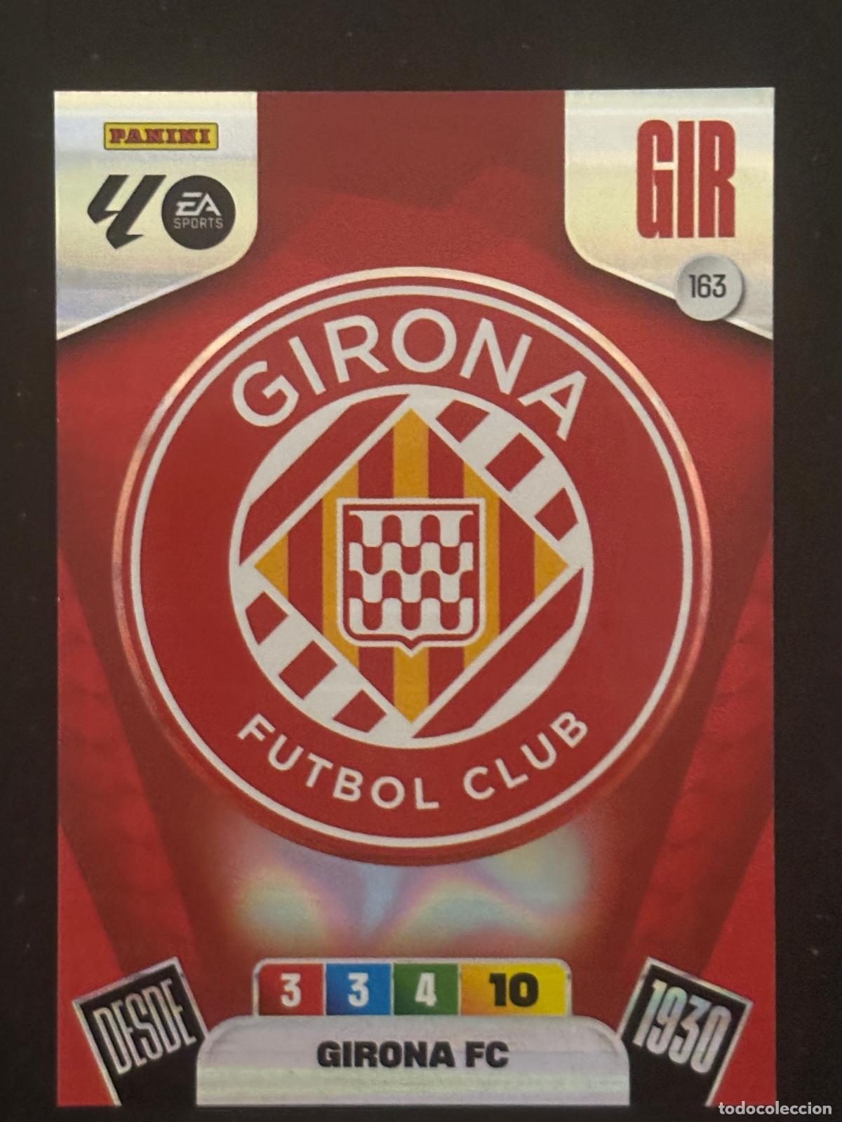 Fu&szlig;ball-Sticker: 163 ESCUDO GIRONA ADRENALYN XL LALIGA EA SPORTS 25-26 2025-2026 PANINI