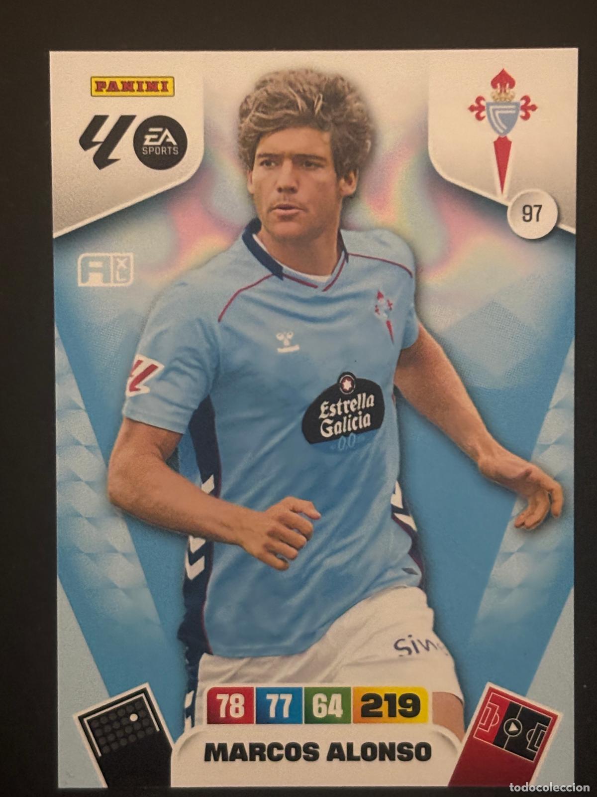 Fu&szlig;ball-Sticker: 97 MARCOS ALONSO CELTA ADRENALYN XL LALIGA EA SPORTS 25-26 2025-2026 PANINI