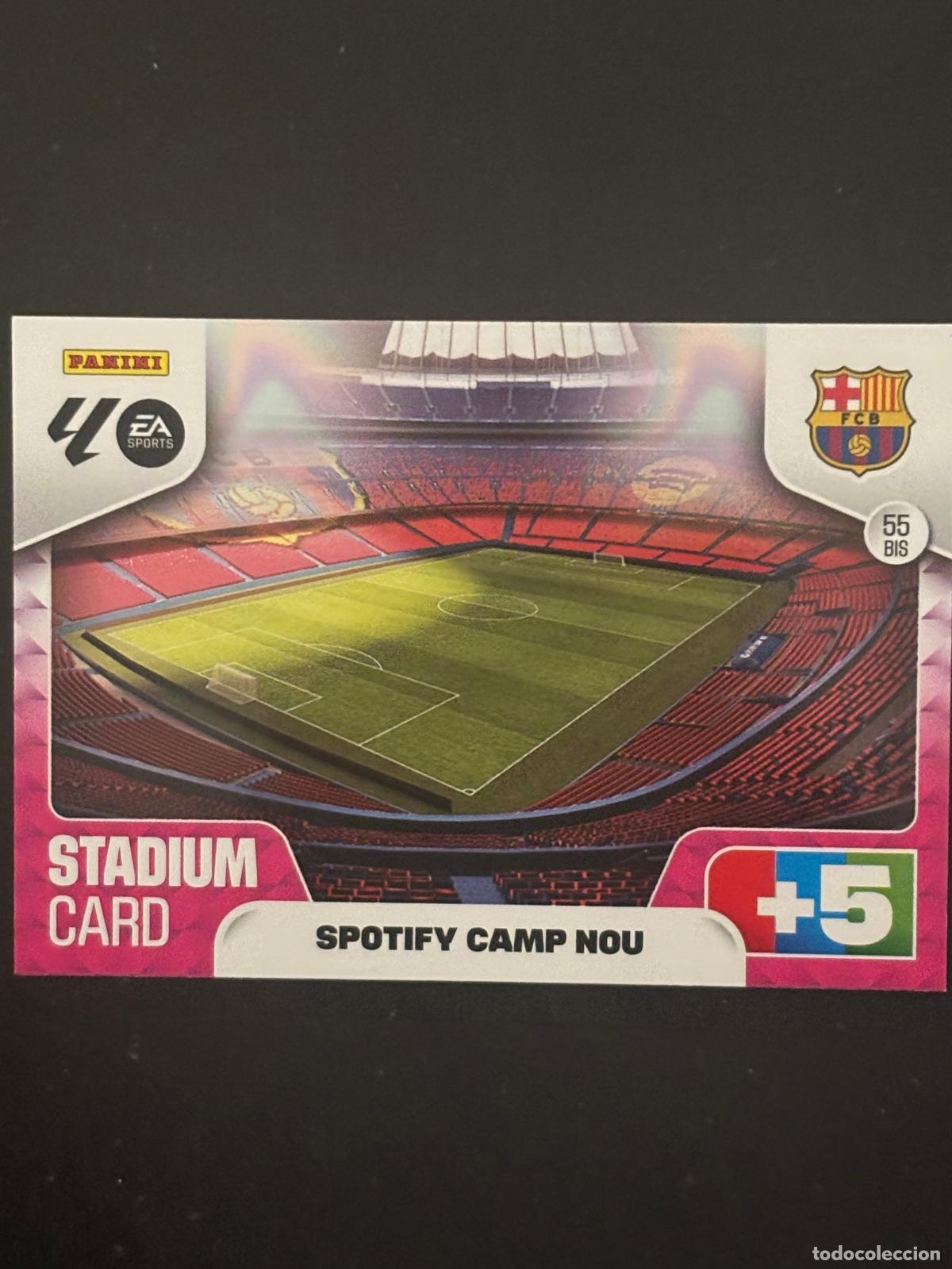 Fu&szlig;ball-Sticker: 55BIS SPOTIFY NOU CAMP BARCELONA STADIUM CARD ADRENALYN XL LALIGA 25-26 2025-2026
