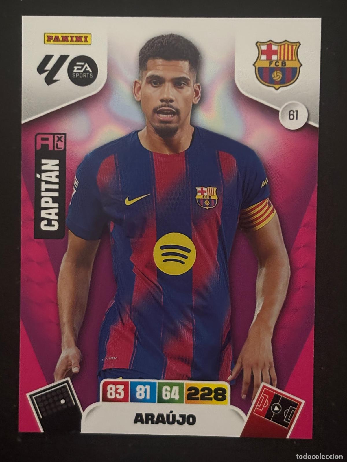 Fu&szlig;ball-Sticker: 61 ARA&Uacute;JO BARCELONA ADRENALYN XL LALIGA EA SPORTS 25-26 2025-2026 PANINI