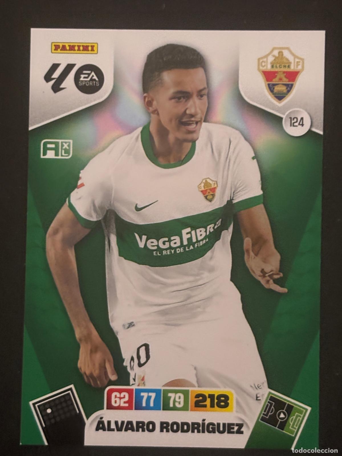 Fu&szlig;ball-Sticker: 124 &Aacute;LVARO RODR&Iacute;GUEZ ELCHE ADRENALYN XL LALIGA EA SPORTS 25-26 2025-2026 PANINI