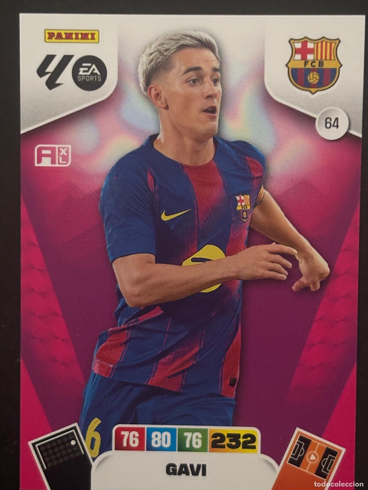 Fu&szlig;ball-Sticker: 64 GAVI BARCELONA ADRENALYN XL LALIGA EA SPORTS 25-26 2025-2026 PANINI