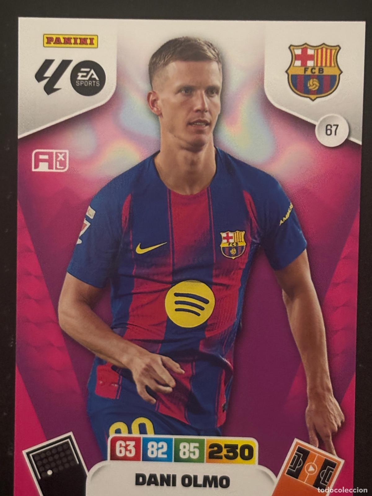 Fu&szlig;ball-Sticker: 67 DANI OLMO BARCELONA ADRENALYN XL LALIGA EA SPORTS 25-26 2025-2026 PANINI