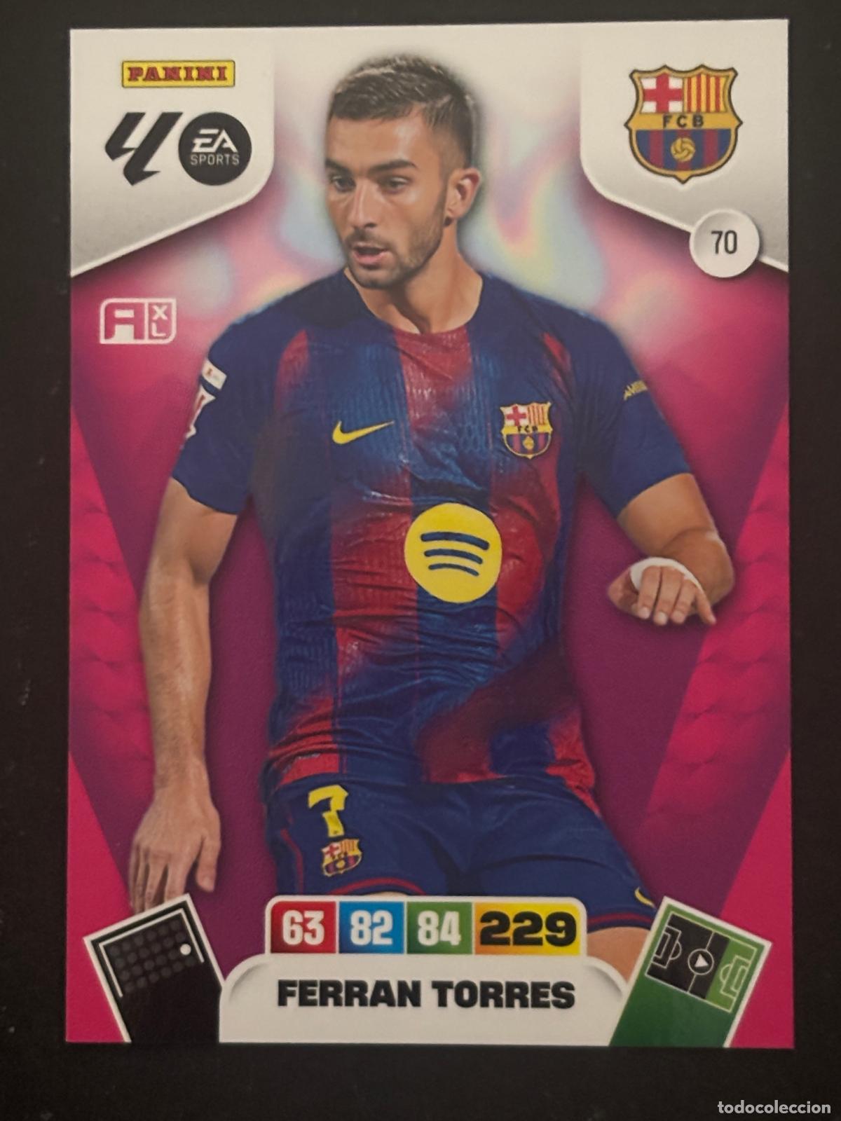 Fu&szlig;ball-Sticker: 70 FERRAN TORRES BARCELONA ADRENALYN XL LALIGA EA SPORTS 25-26 2025-2026 PANINI