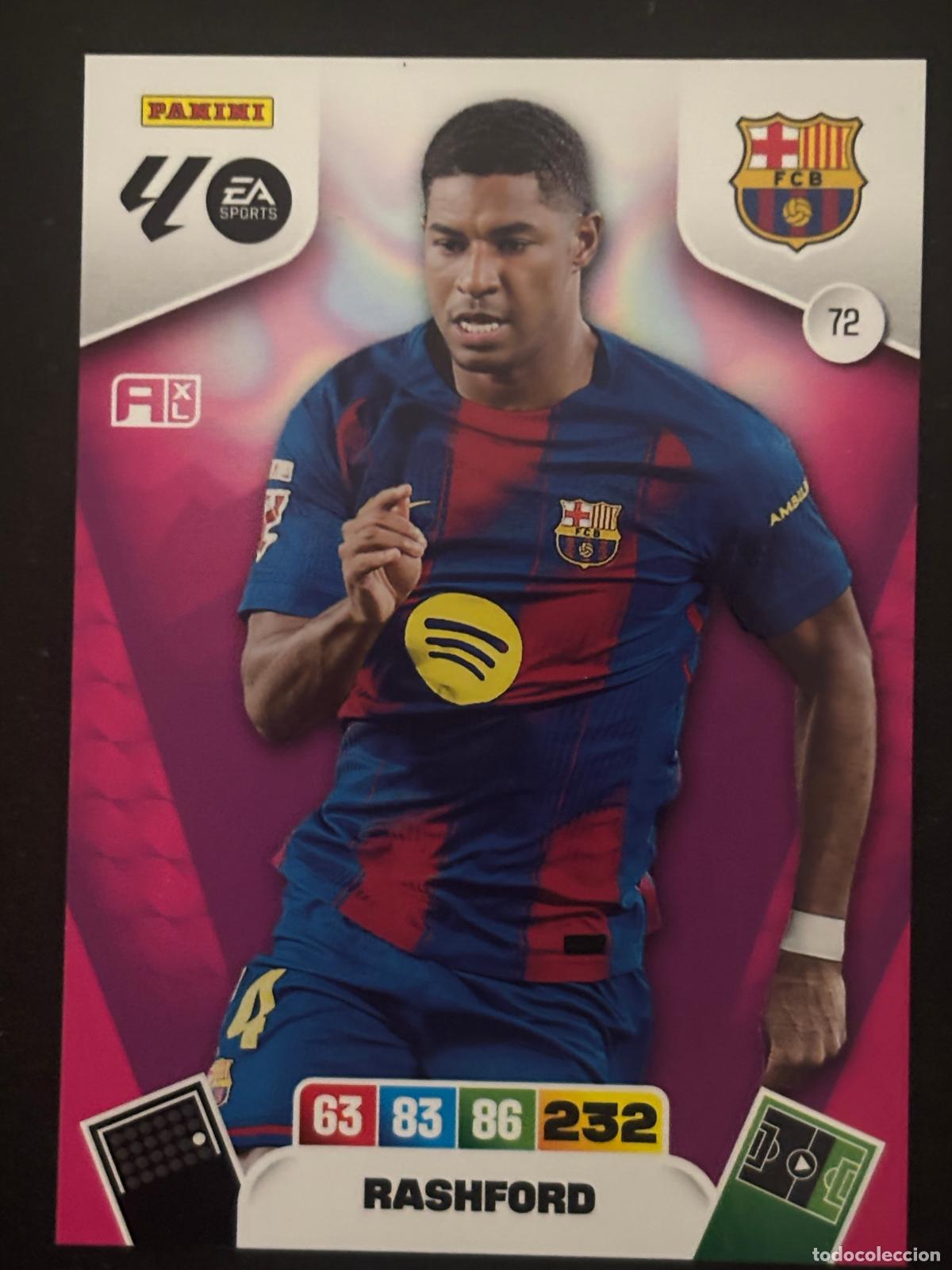 Fu&szlig;ball-Sticker: 72 RASHFORD BARCELONA ADRENALYN XL LALIGA EA SPORTS 25-26 2025-2026 PANINI