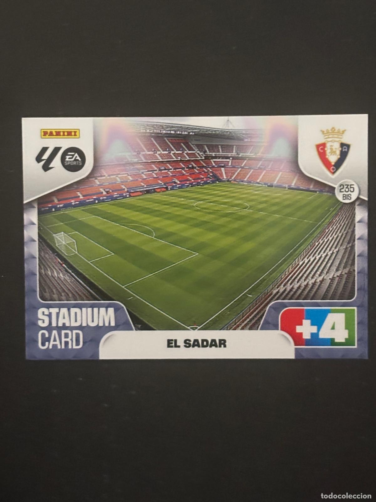 Fu&szlig;ball-Sticker: 235BIS EL SADAR OSASUNA STADIUM CARD ADRENALYN XL LALIGA EA SPORTS 25-26 2025-2026 PANINI