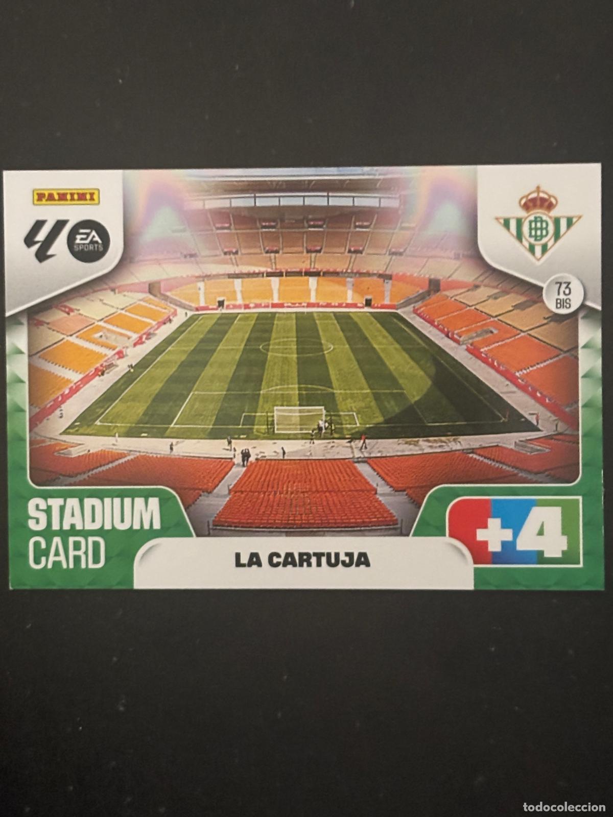 Cromos de f&uacute;tbol: 73BIS LA CARTUJA BETIS STADIUM CARD ADRENALYN XL LALIGA EA SPORTS 25-26 2025-2026 PANINI