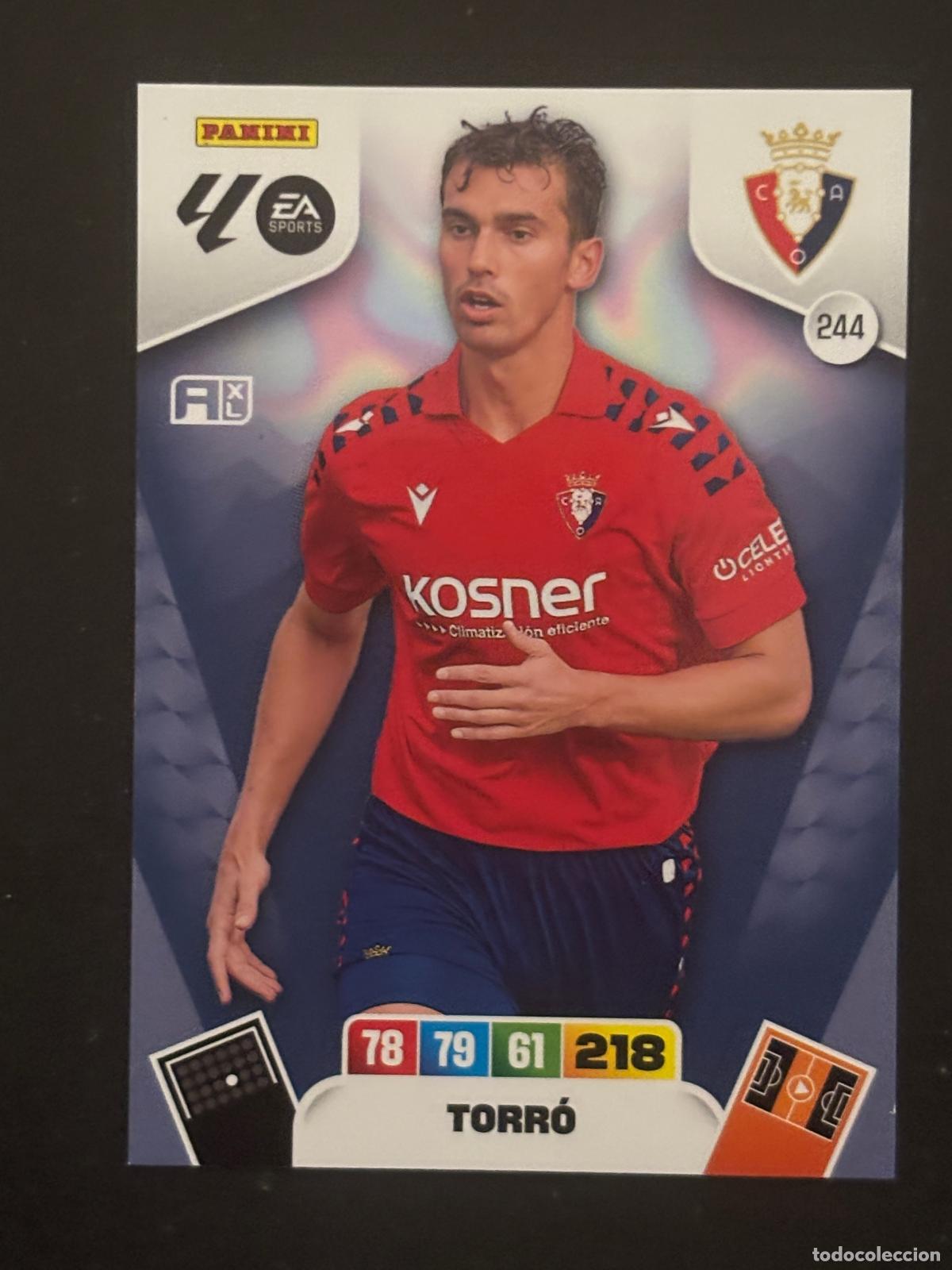 Fu&szlig;ball-Sticker: 244 TORR&Oacute; OSASUNA ADRENALYN XL LALIGA EA SPORTS 25-26 2025-2026 PANINI