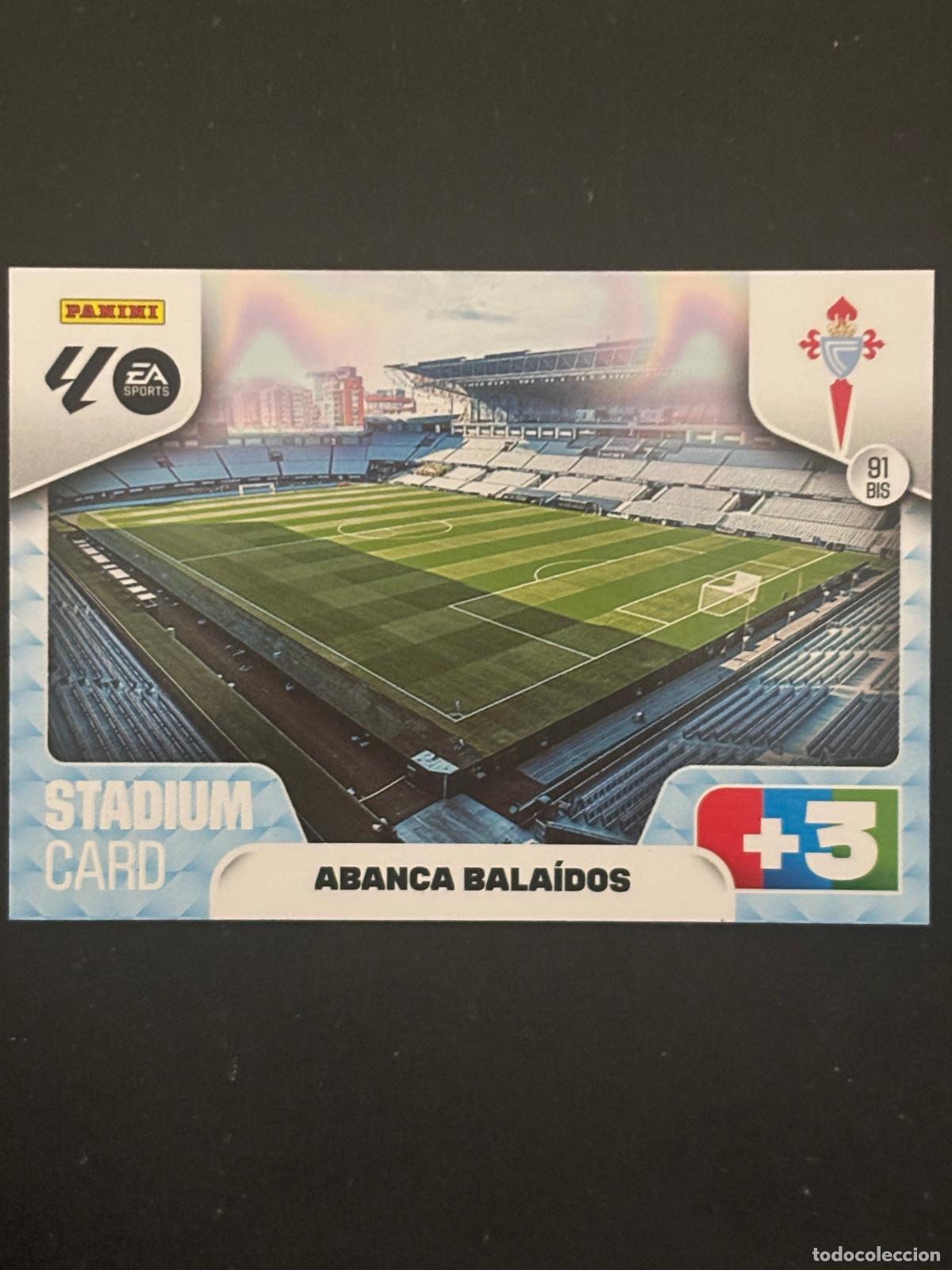 Fu&szlig;ball-Sticker: 91BIS ABANCA BALA&Iacute;DOS CELTA STADIUM CARD ADRENALYN XL LALIGA EA SPORTS 25-26 2025-2026