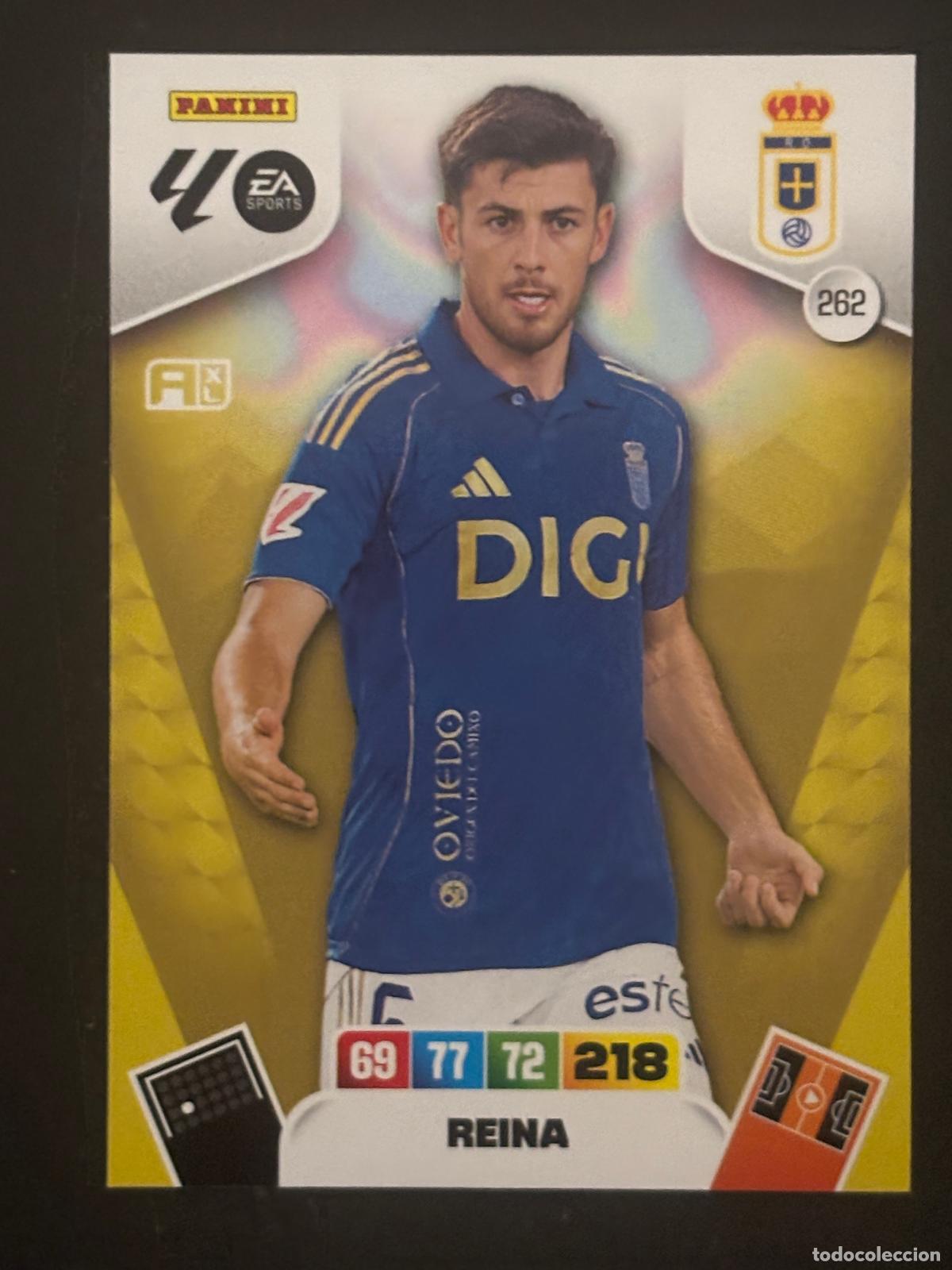 Fu&szlig;ball-Sticker: 262 REINA OVIEDO ADRENALYN XL LALIGA EA SPORTS 25-26 2025-2026 PANINI