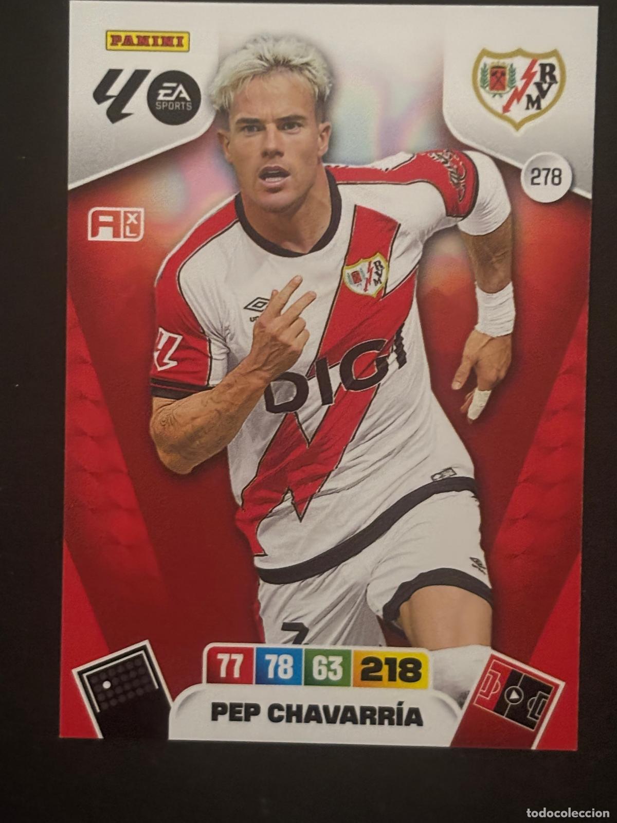 Fu&szlig;ball-Sticker: 278 PEP CHAVARR&Iacute;A RAYO ADRENALYN XL LALIGA EA SPORTS 25-26 2025-2026 PANINI