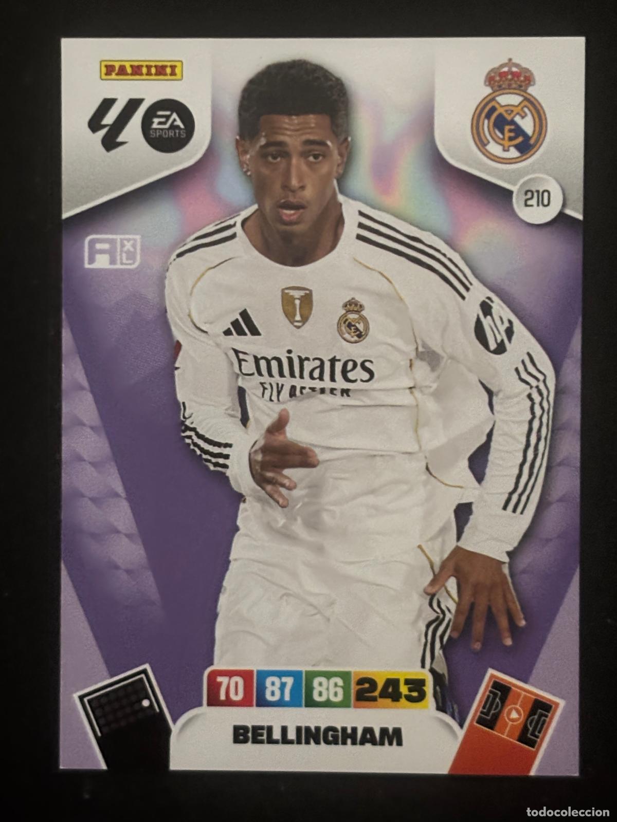 Fu&szlig;ball-Sticker: 210 BELLINGHAM REAL MADRID ADRENALYN XL LALIGA EA SPORTS 25-26 2025-2026 PANINI