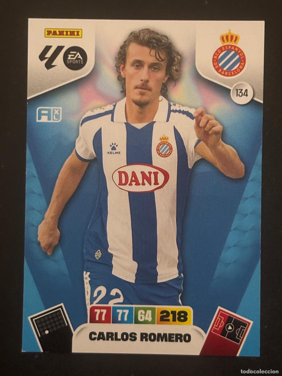 Fu&szlig;ball-Sticker: 134 CARLOS ROMERO ESPANYOL ADRENALYN XL LALIGA EA SPORTS 25-26 2025-2026 PANINI