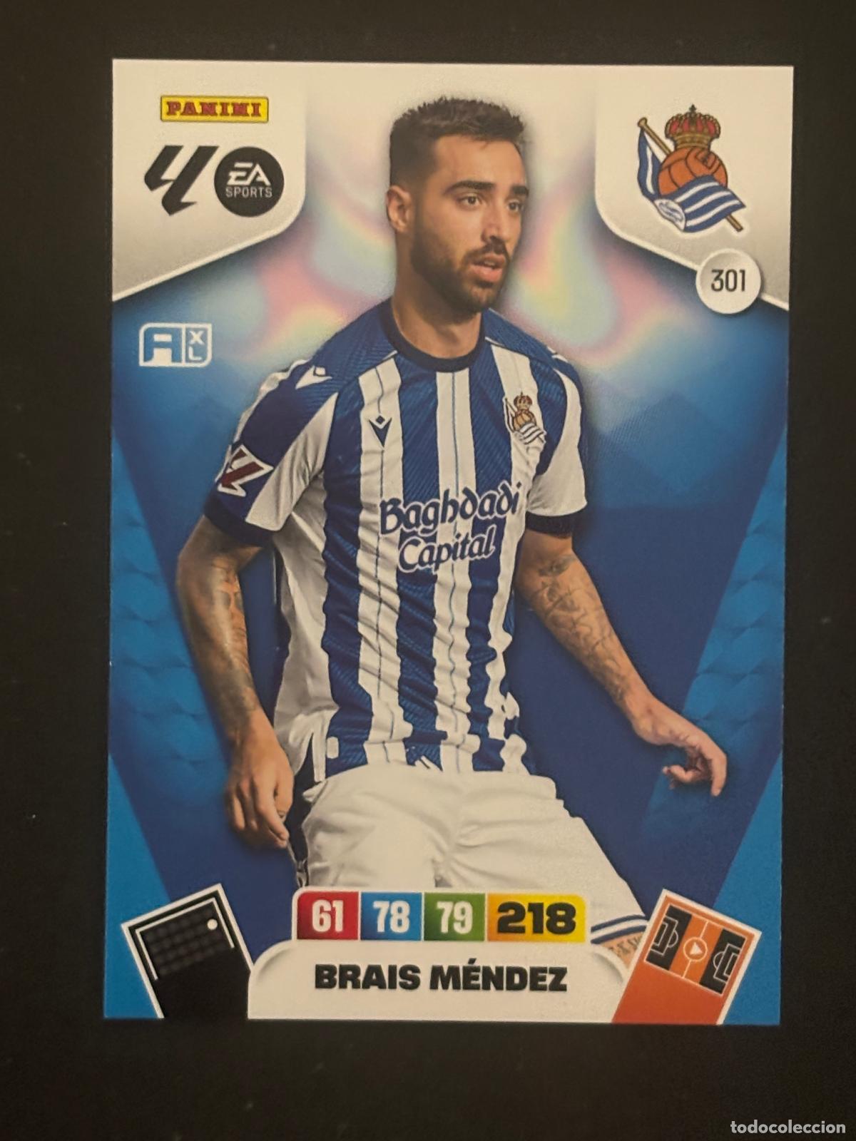 Fu&szlig;ball-Sticker: 301 BRAIS M&Eacute;NDEZ REAL SOCIEDAD ADRENALYN XL LALIGA EA SPORTS 25-26 2025-2026 PANINI