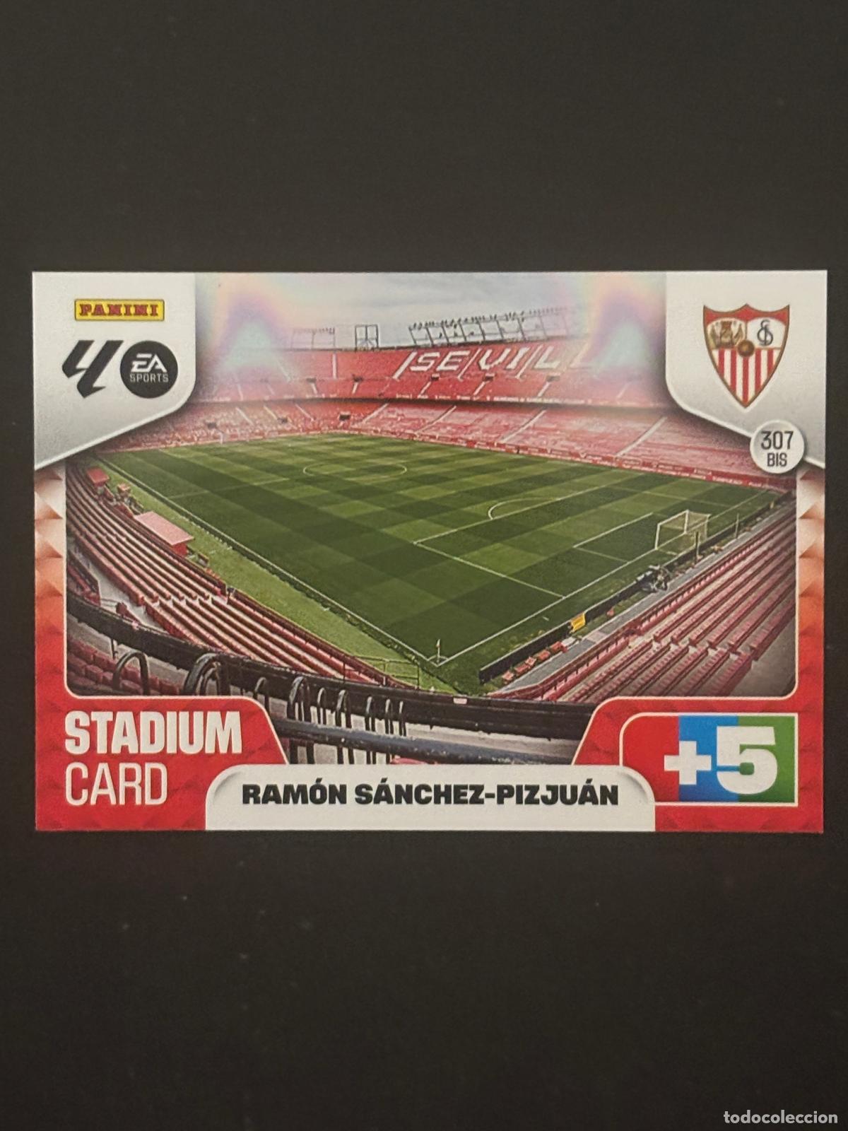 Fu&szlig;ball-Sticker: 307BIS RAM&Oacute;N S&Aacute;NCHEZ-PIZJU&Aacute;N SEVILLA STADIUM CARD ADRENALYN XL LALIGA 25-26 2025-2026