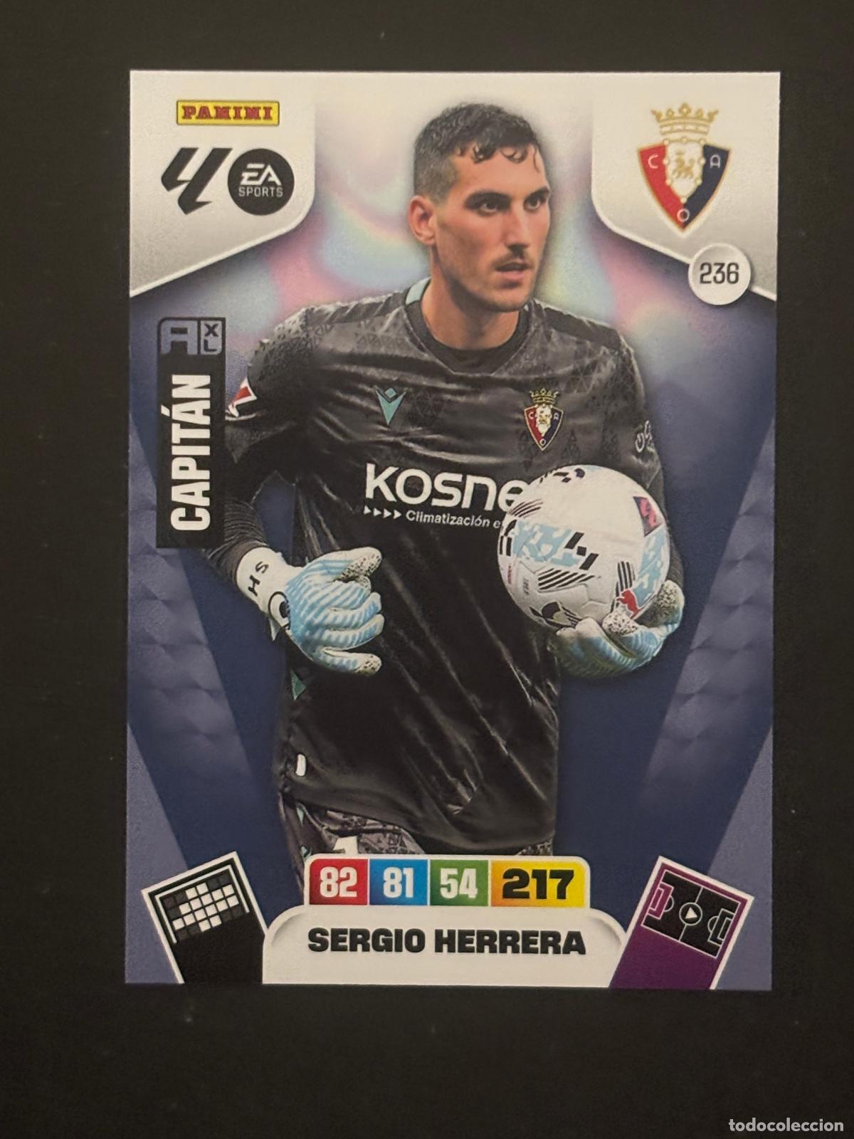 Fu&szlig;ball-Sticker: 236 SERGIO HERRERA OSASUNA ADRENALYN XL LALIGA EA SPORTS 25-26 2025-2026 PANINI