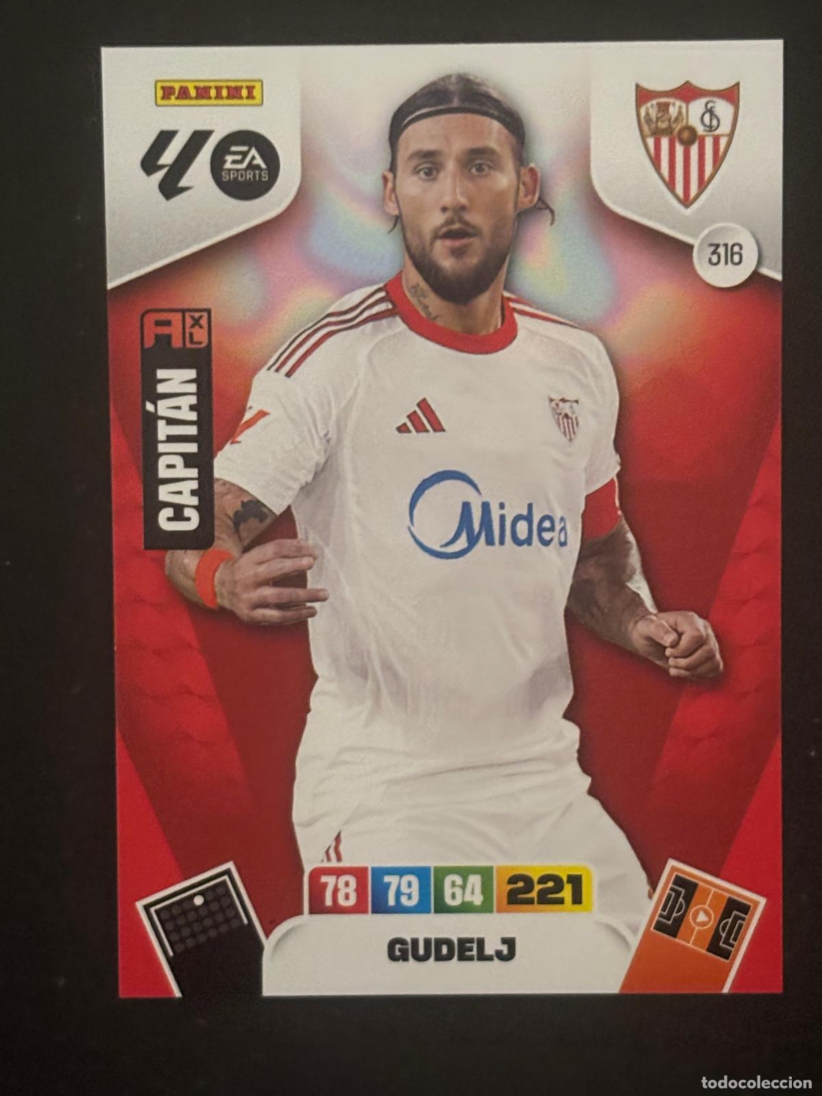 Fu&szlig;ball-Sticker: 316 GUDELJ SEVILLA ADRENALYN XL LALIGA EA SPORTS 25-26 2025-2026 PANINI