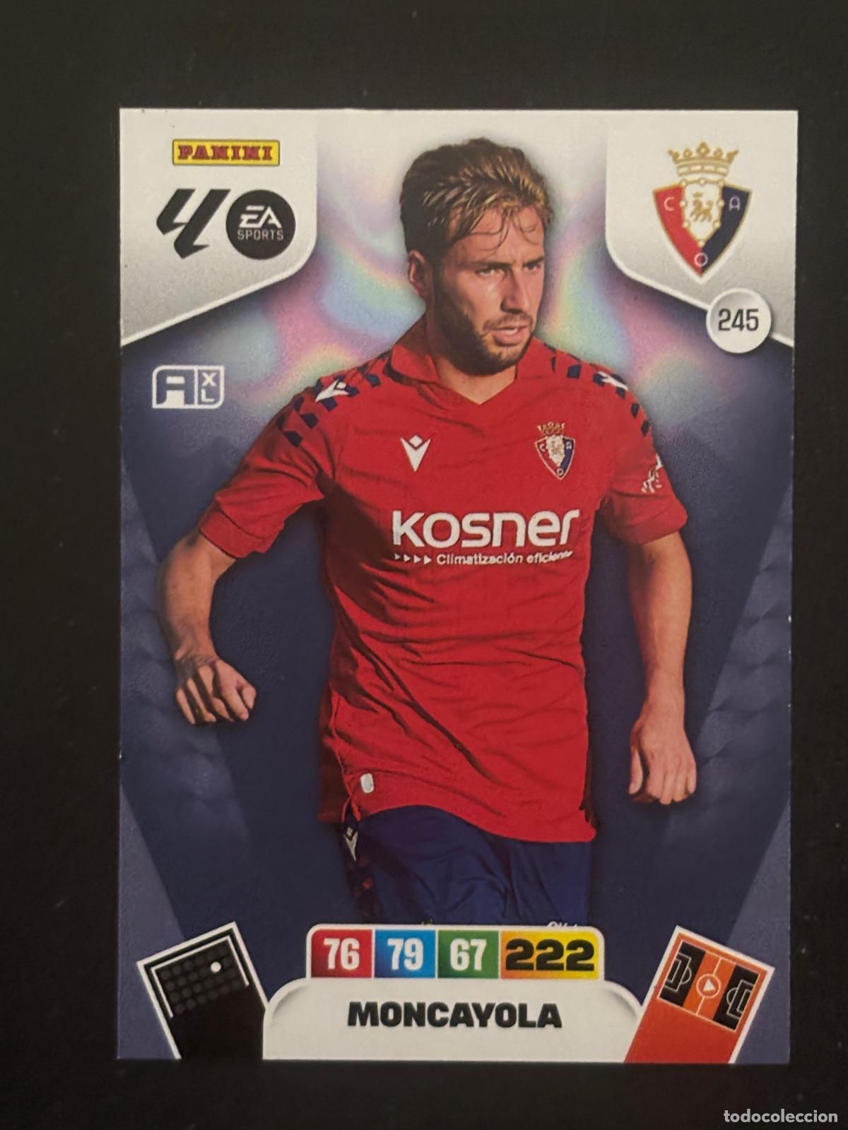 Fu&szlig;ball-Sticker: 245 MONCAYOLA OSASUNA ADRENALYN XL LALIGA EA SPORTS 25-26 2025-2026 PANINI