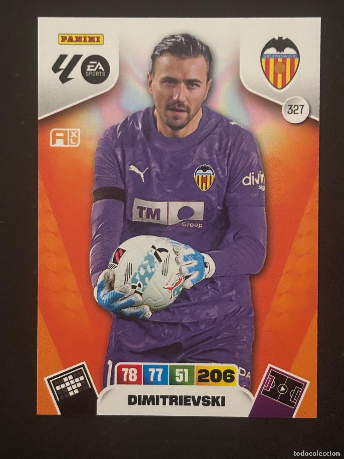 Fu&szlig;ball-Sticker: 327 DIMITRIEVSKI VALENCIA ADRENALYN XL LALIGA EA SPORTS 25-26 2025-2026 PANINI