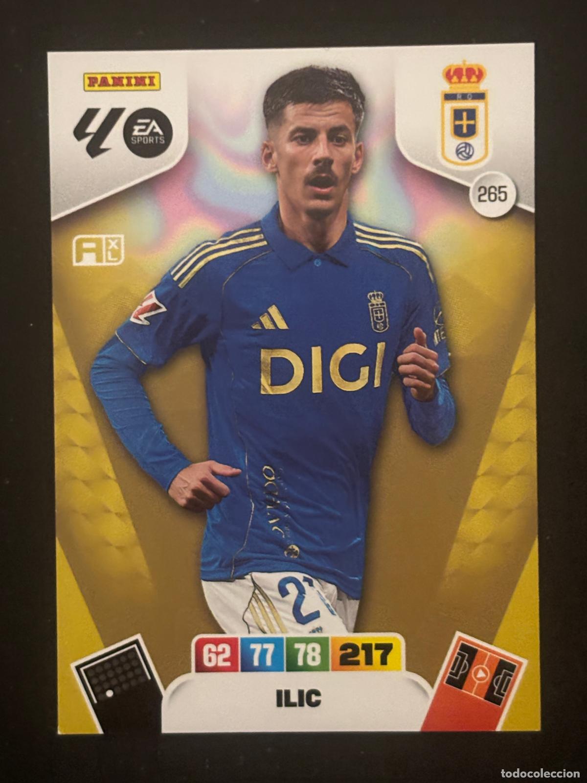 Fu&szlig;ball-Sticker: 265 ILIĆ OVIEDO ADRENALYN XL LALIGA EA SPORTS 25-26 2025-2026 PANINI
