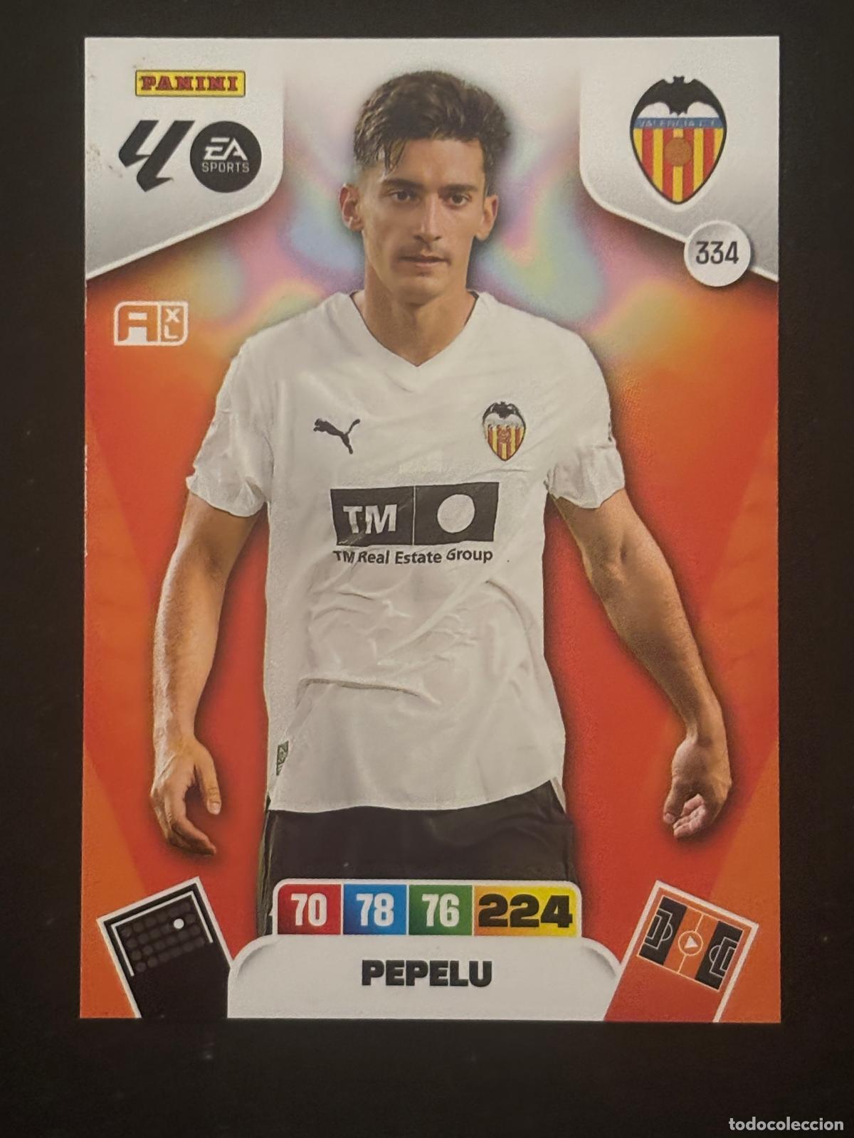 Fu&szlig;ball-Sticker: 334 PEPELU VALENCIA ADRENALYN XL LALIGA EA SPORTS 25-26 2025-2026 PANINI